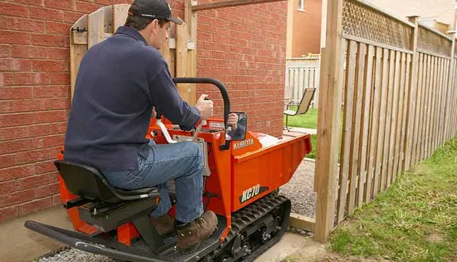 Kubota KC70-4 Rubber Track Carrier 6Hp