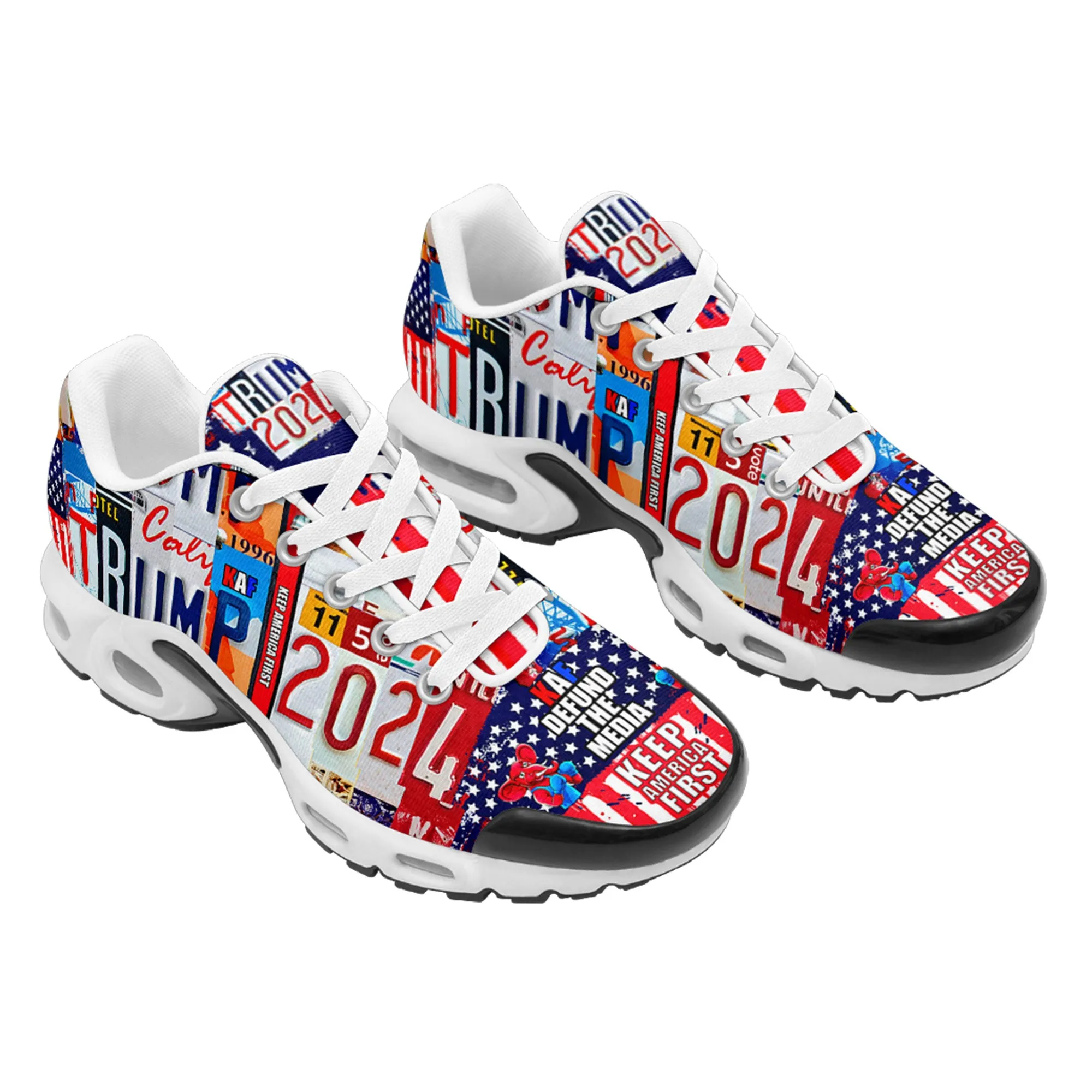 Luxury Gifts,Personalized Trump Sneakers, Custom Patriotic Running Shoes,Flag Shoes,TN-24020043