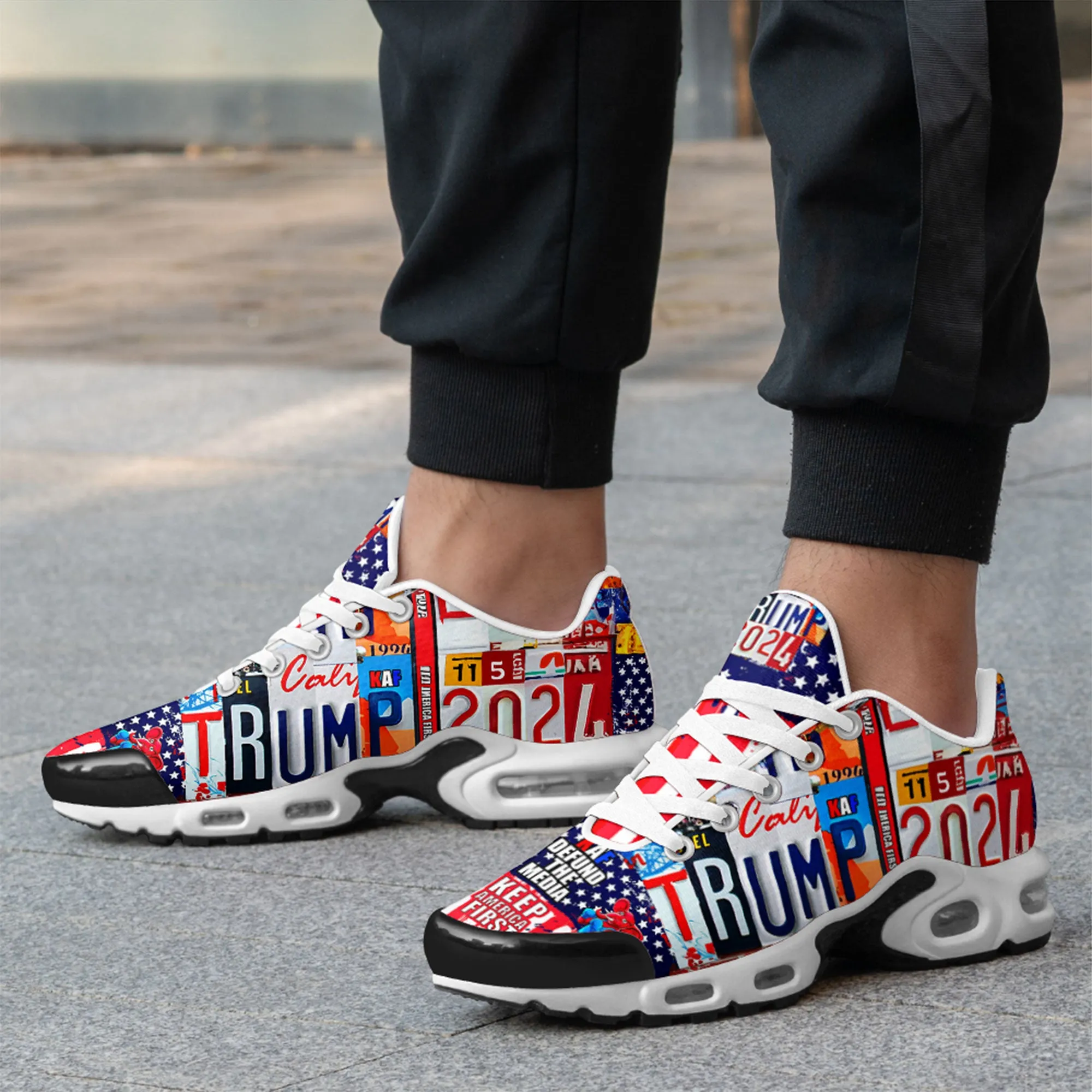 Luxury Gifts,Personalized Trump Sneakers, Custom Patriotic Running Shoes,Flag Shoes,TN-24020043