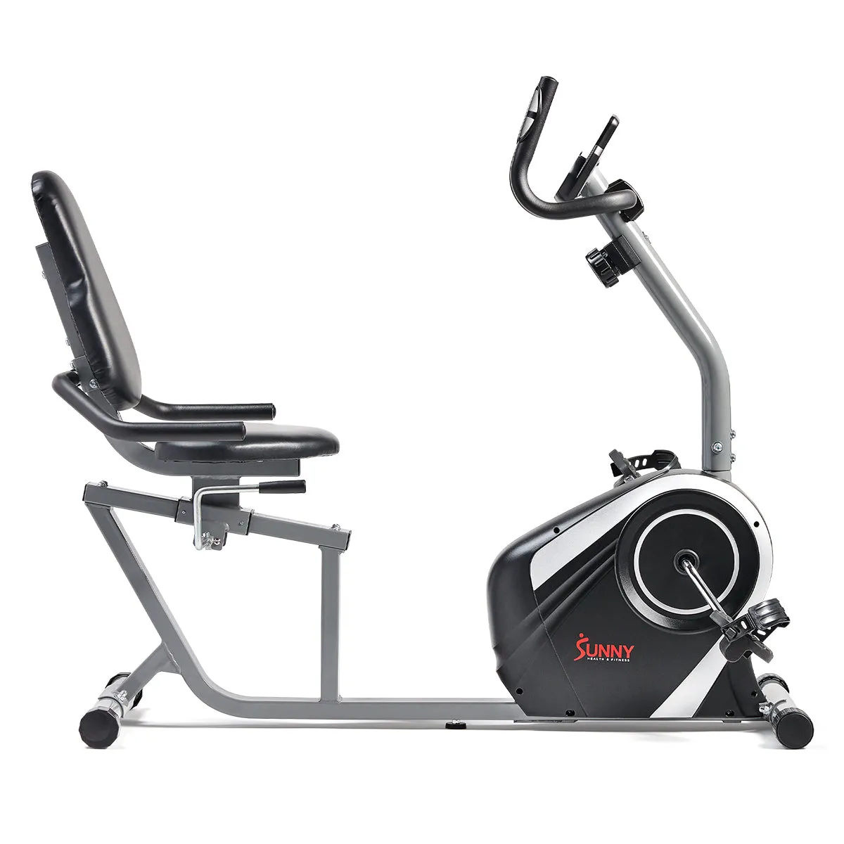 Magnetic Recumbent Exercise Bike with Quick Adjustable Seat , 300 lb Capacity