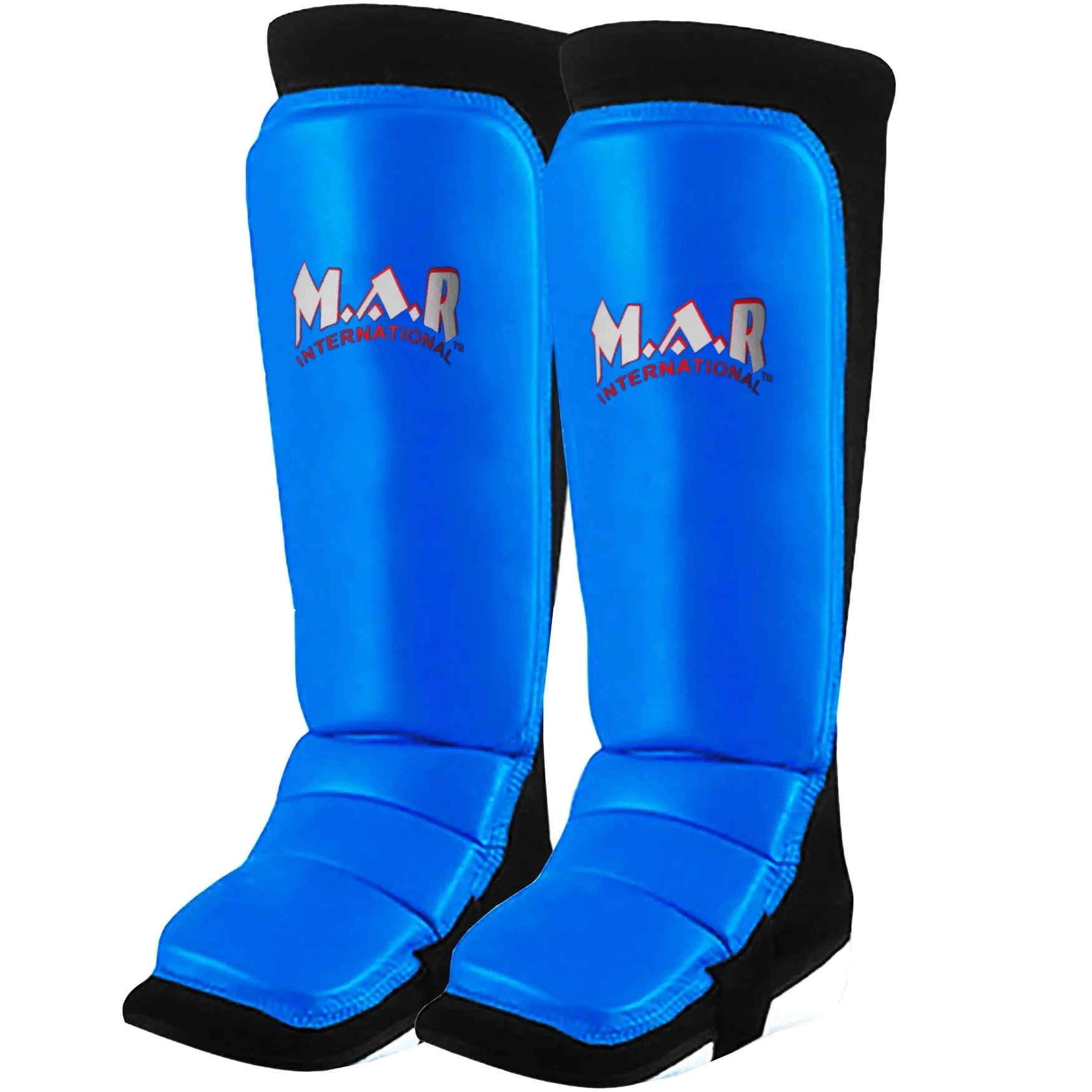 MAR-246C | Genuine Leather MMA Shin Instep Leg Guards