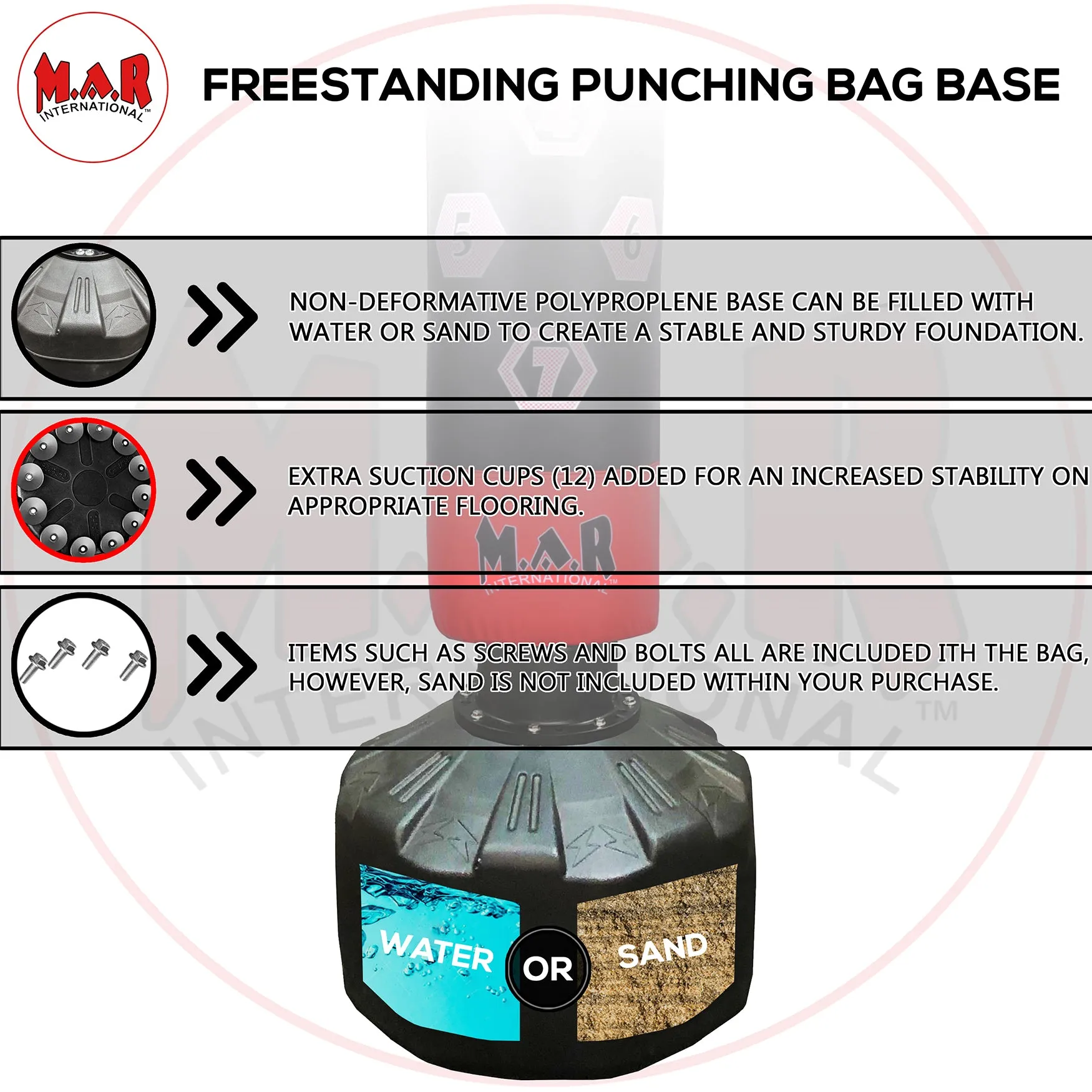 MAR-374C | Freestanding Striking Bag