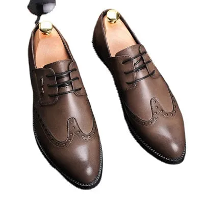 men's dress business pointy shoes