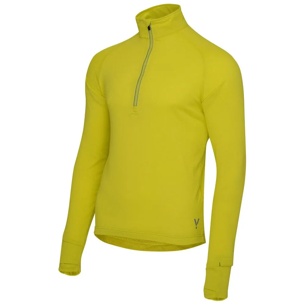 Mens Zephyr Zip Grid Fleece (Citron)