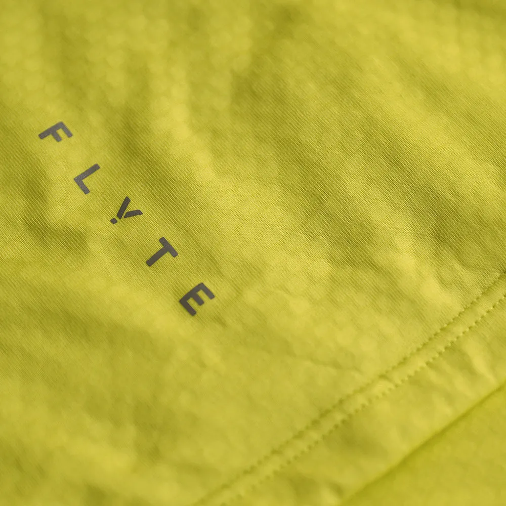 Mens Zephyr Zip Grid Fleece (Citron)