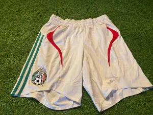 Mexico Mexican Soccer Football Medium Mans Rare Vintage Adidas Made Shorts