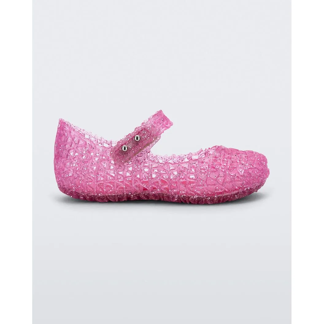 Mini Melissa Mini Campana Papel BB - Pink Glitter