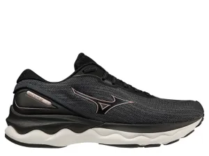 Mizuno Wave Skyrise 3 Ladies Running Shoe (Black/Silver)