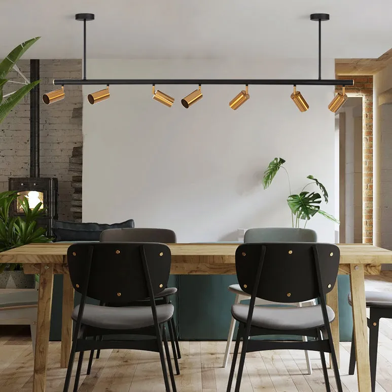 Modern Brass Hanging Track Lights