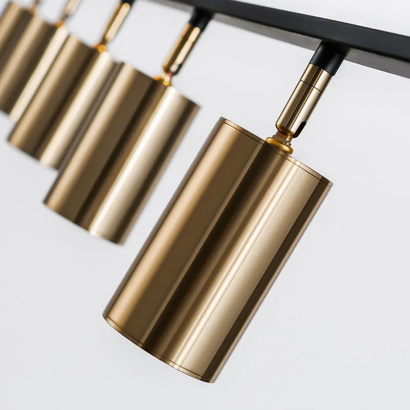 Modern Brass Hanging Track Lights