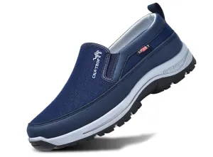 NEW CNA Trop Men Orthopedic Shoes, Lightweight Non Slip Comfortable Breathable Walking Shoes (Color : Navy, Size : US 11.5), Retails $65