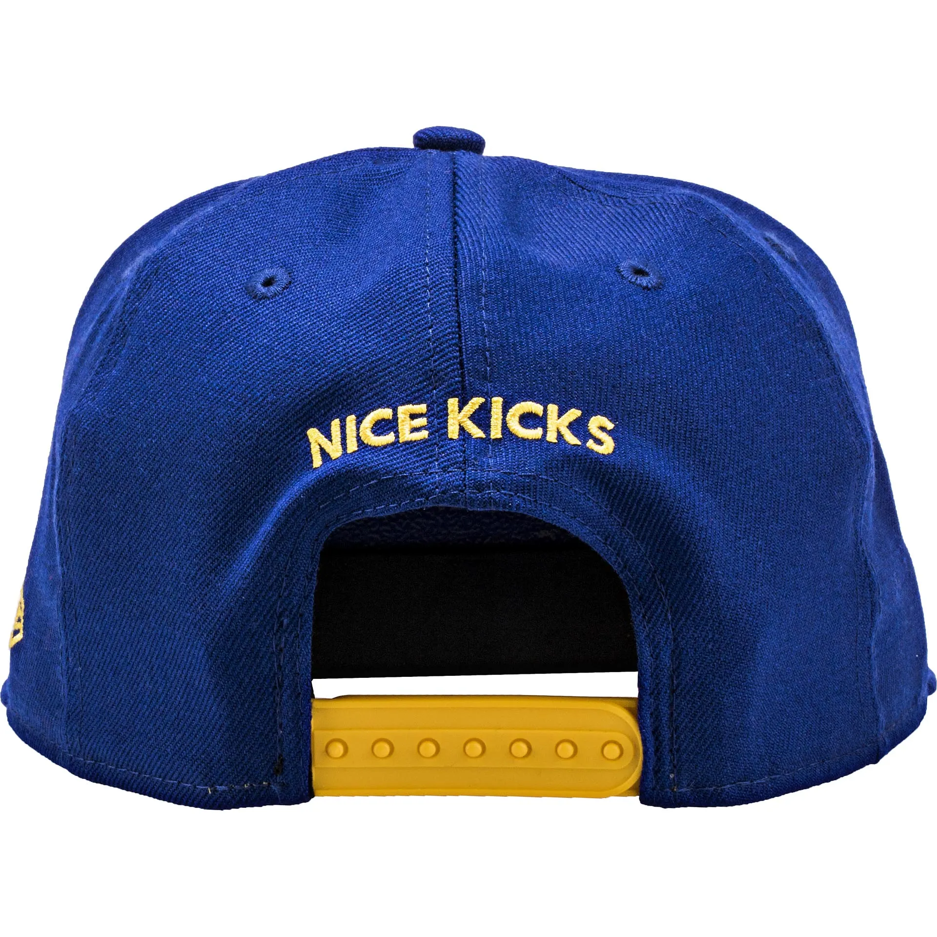 Nice Kicks X New Era Snapback Hat - Warrior Blue/Yellow