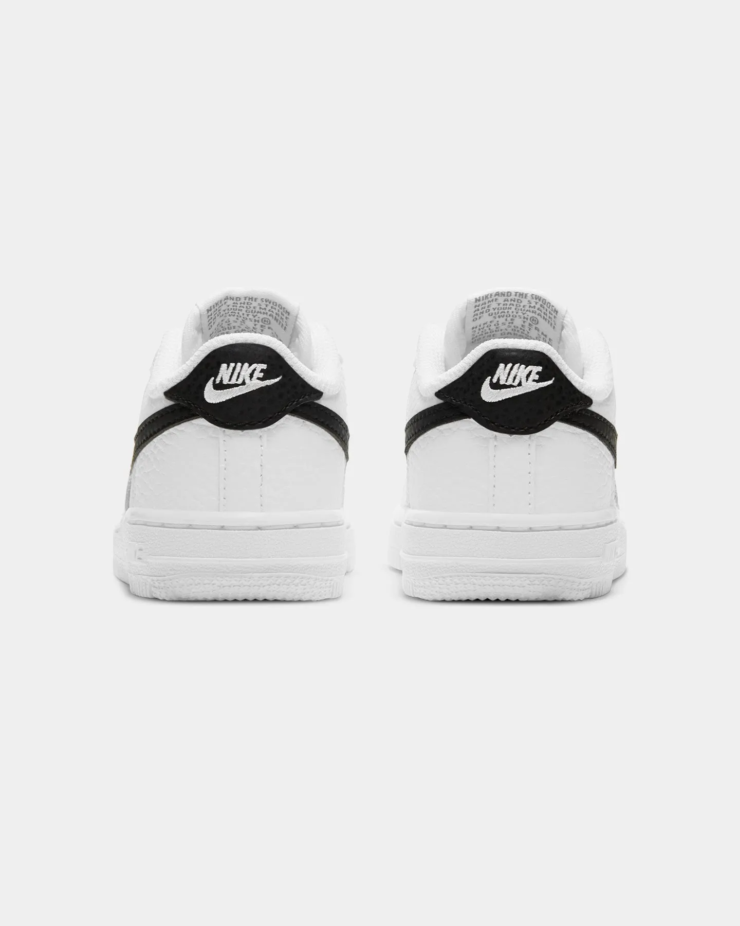 Nike Kids' Force 1 (TD) White/Black