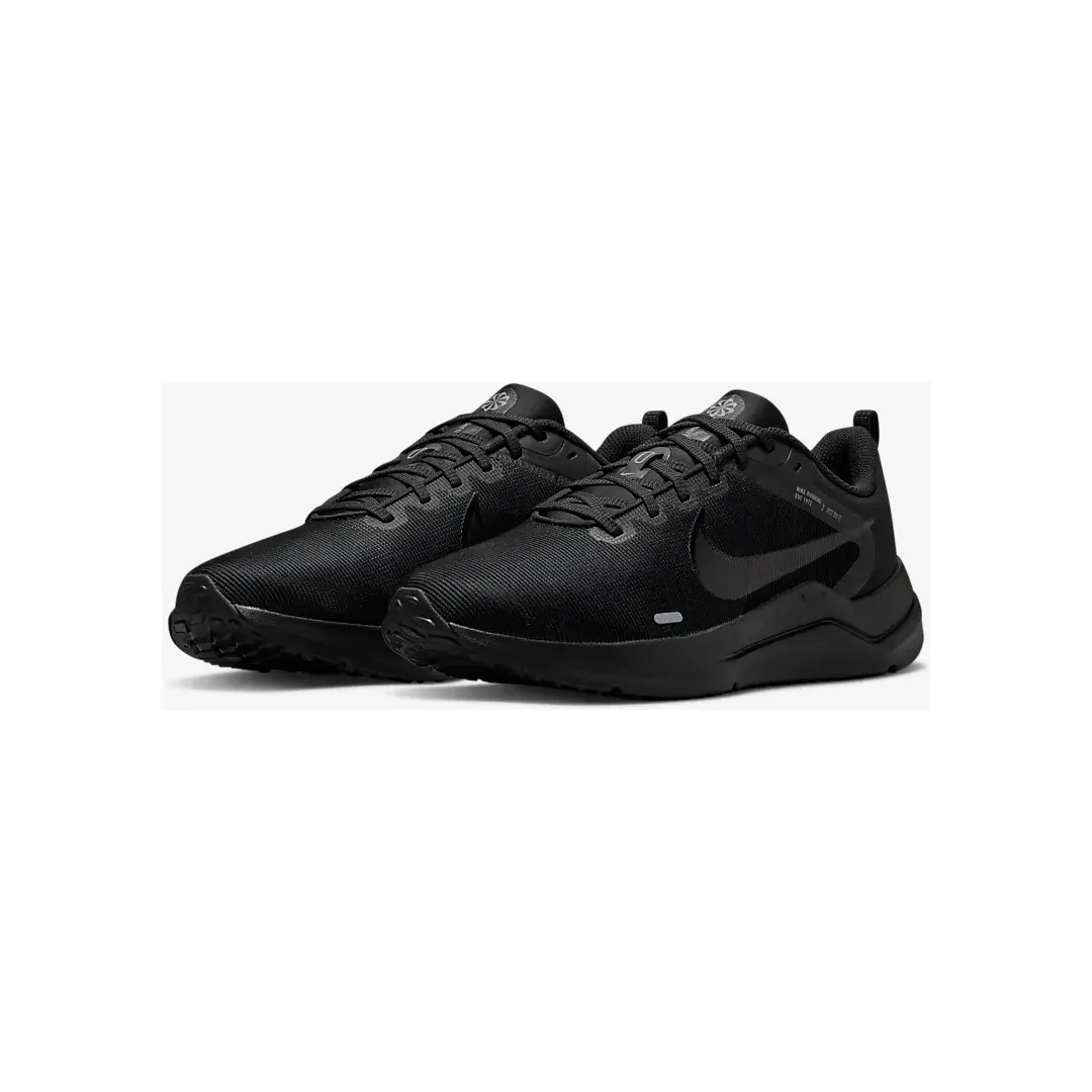 Nike Men's Downshifter 12 Shoes - Black / Particle Grey / Dark Smoke Grey