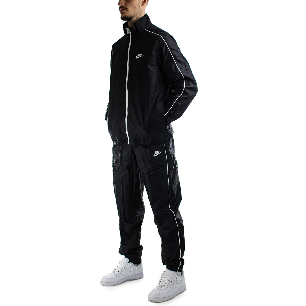 Nike Woven Track Suit Jogging Anzug BV3030-010 - schwarz-weiss