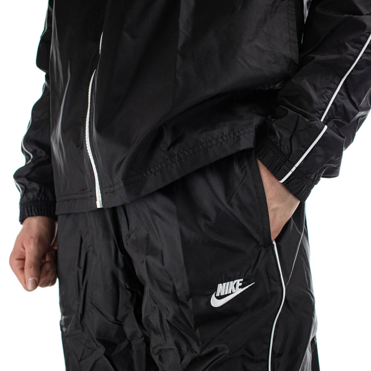 Nike Woven Track Suit Jogging Anzug BV3030-010 - schwarz-weiss