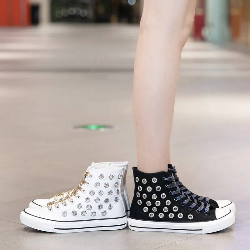 Owlkay Breathable Casual High Top Shoes