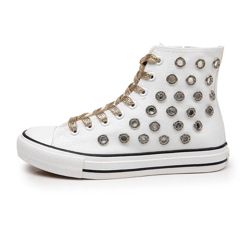 Owlkay Breathable Casual High Top Shoes