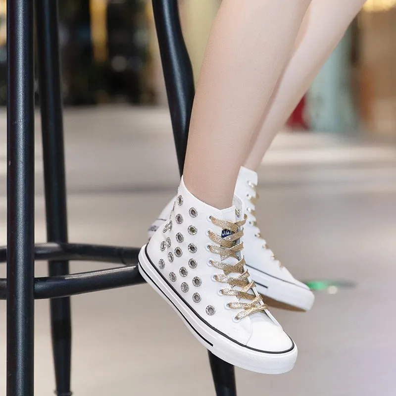 Owlkay Breathable Casual High Top Shoes