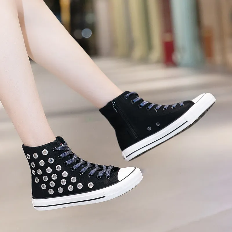 Owlkay Breathable Casual High Top Shoes