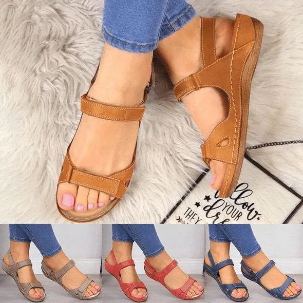 Owlkay Premium Faux Leather Women Sandals