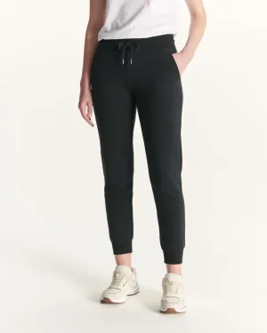 Pantalon de sport femme en coton biologique Noir Valparaiso