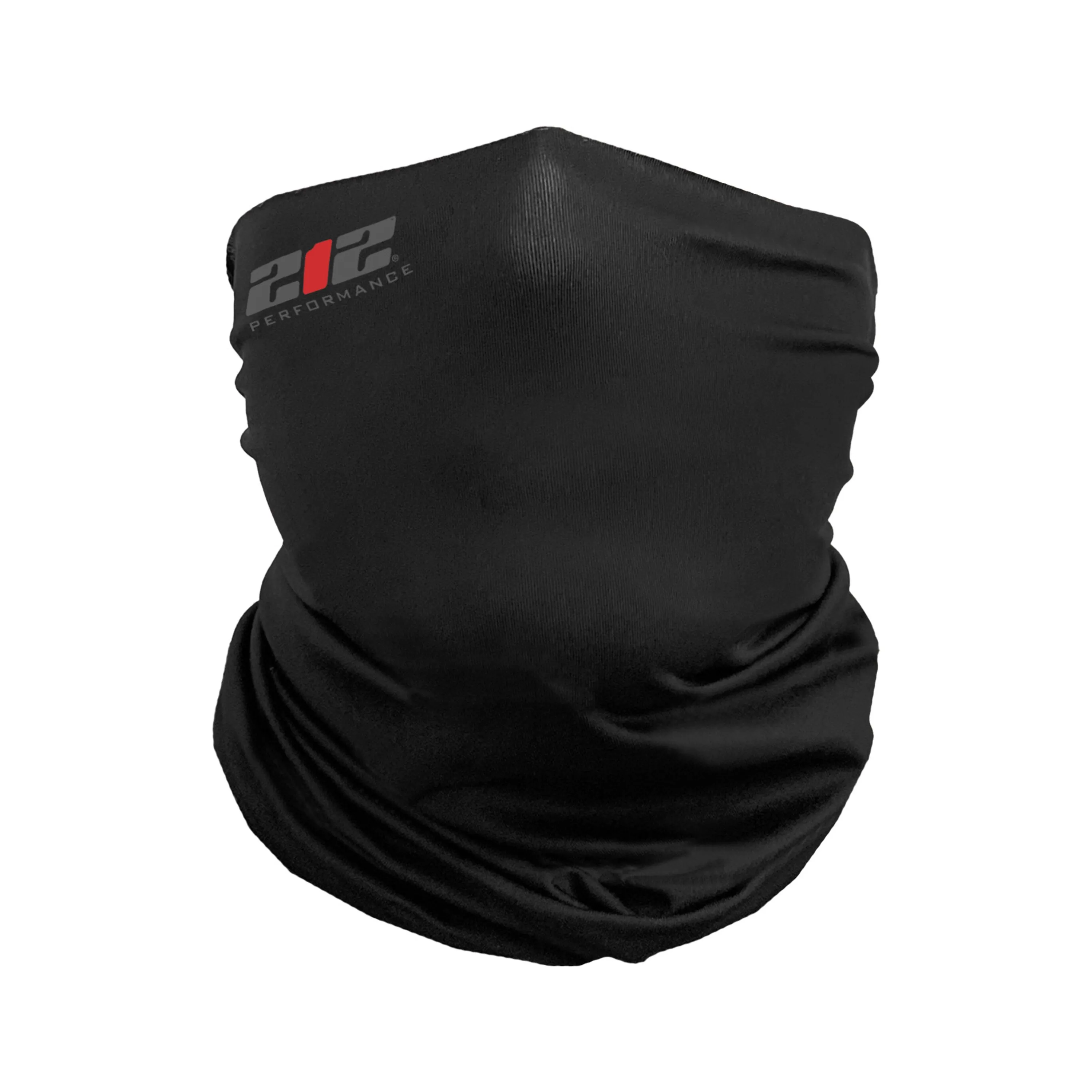 Protective Neck Gaiter and Particulate Filtering Face Cover in Black