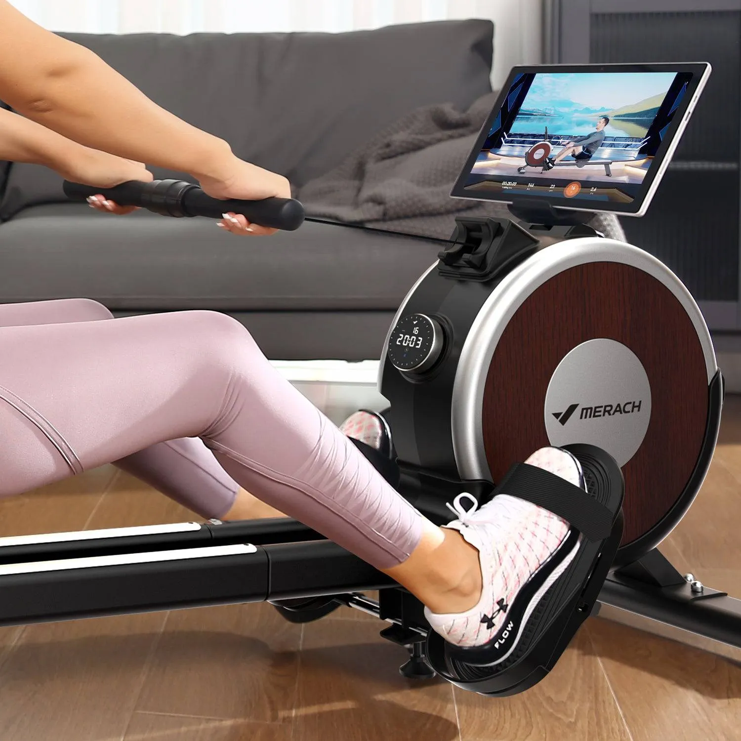 Q1S Auto Electromagnetic Smart Rower