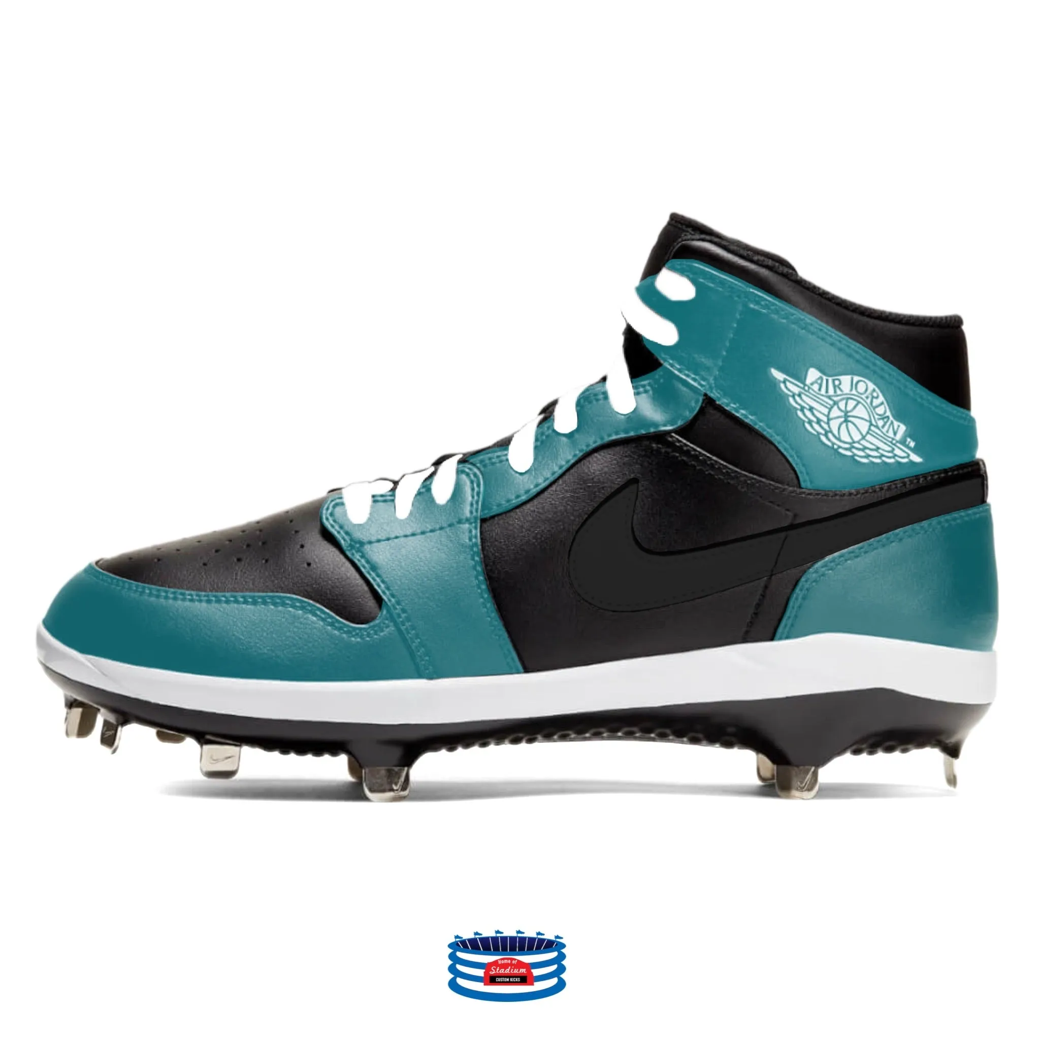 "Seattle" Jordan 1 Retro Cleats