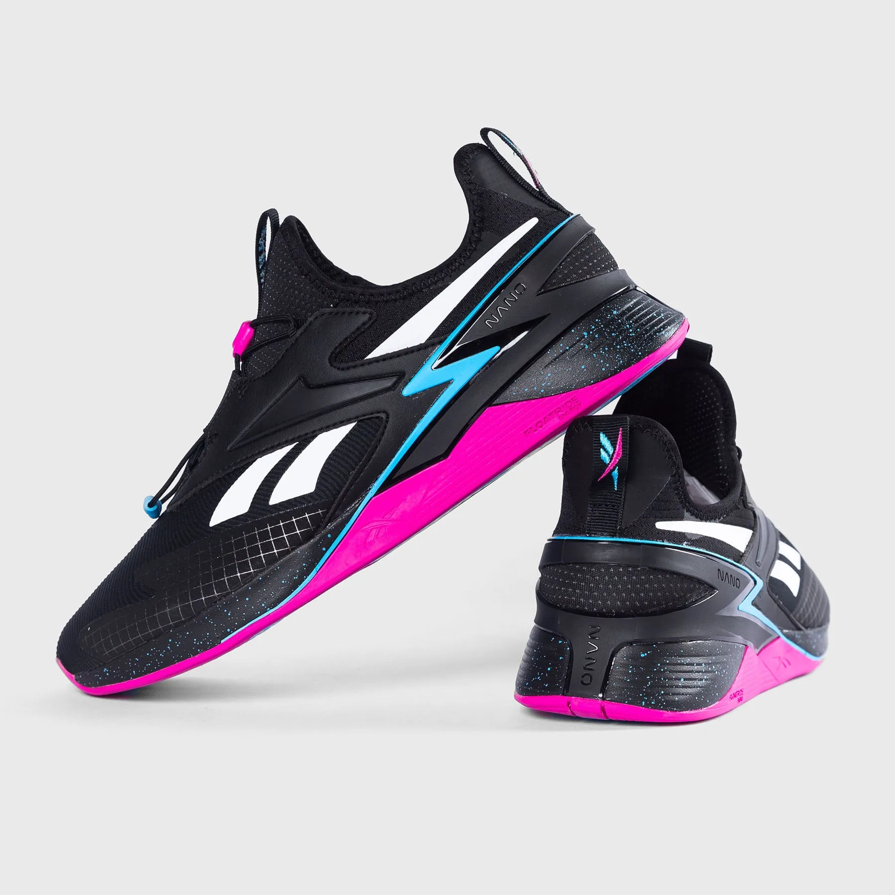 REEBOK - NANO FRONING - CORE BLACK/LASER PINK/BOLD CYAN