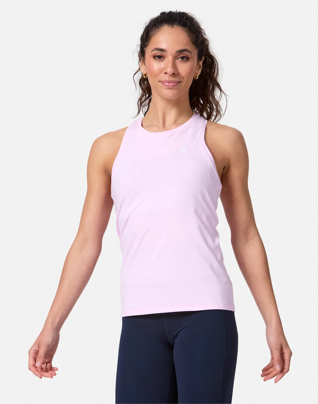 Relentless Racer Back Vest in Baby Pink