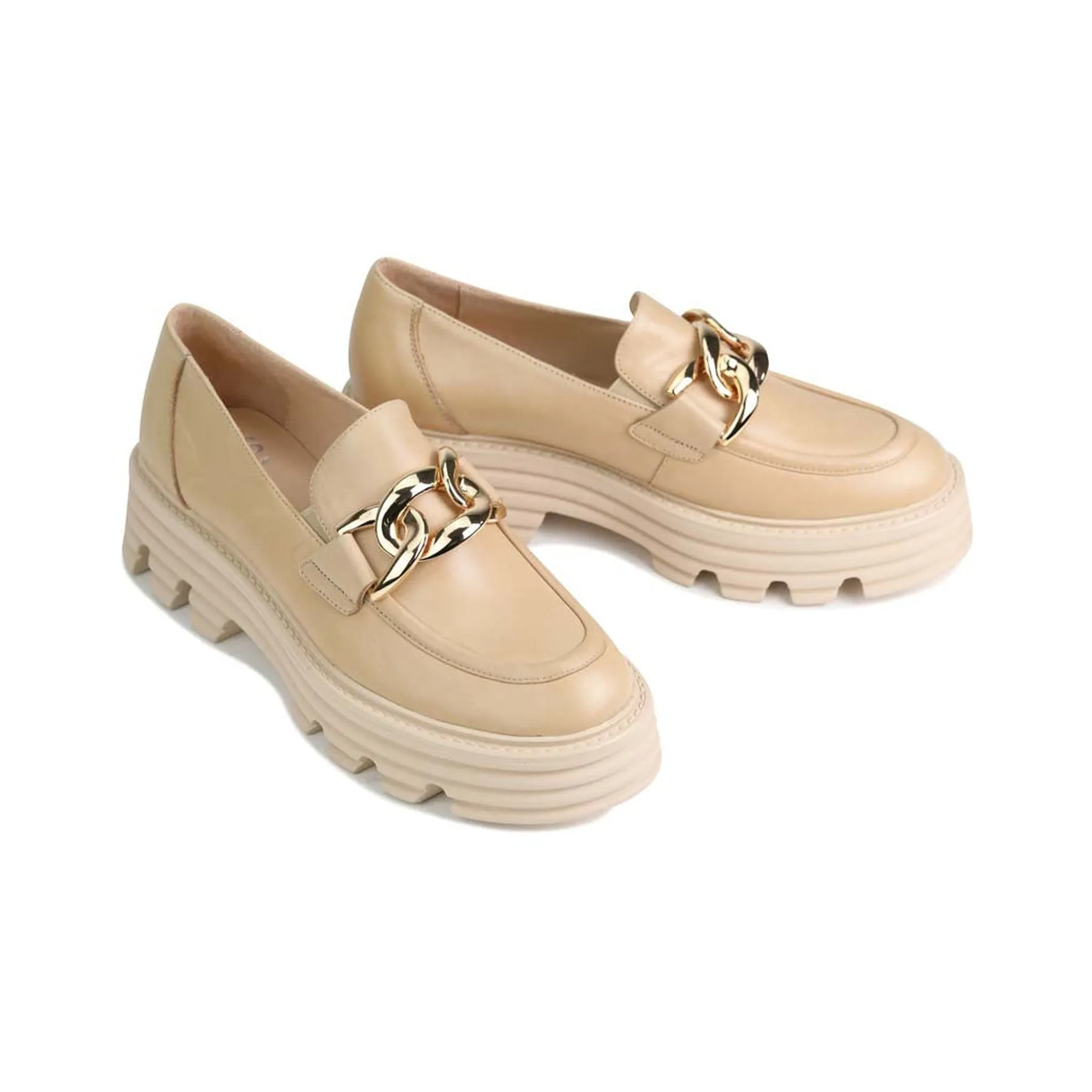 SAMIRA CHUNKY LOAFERS LEATHER