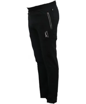 SHIV NARESH Spandex Unisex Track Pants (Black)