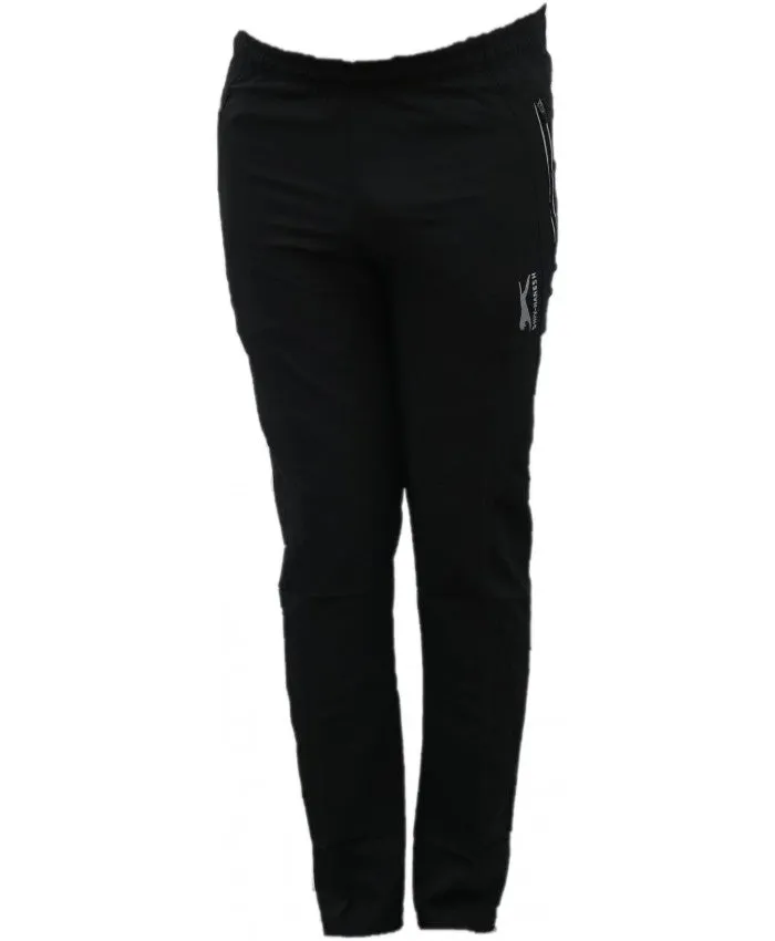 SHIV NARESH Spandex Unisex Track Pants (Black)