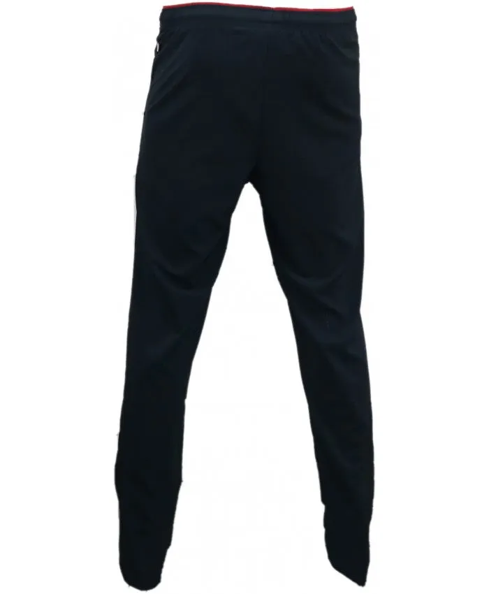 SHIV NARESH Spandex Unisex Track Pants (Navy-Red)