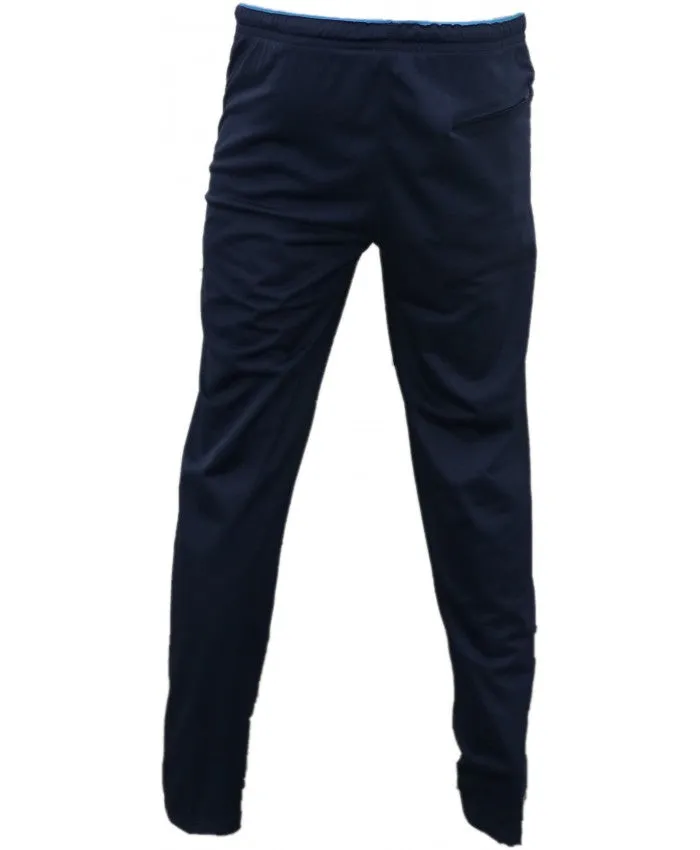 SHIV NARESH Tricot Unisex Track Pants (Navy-Cyan)