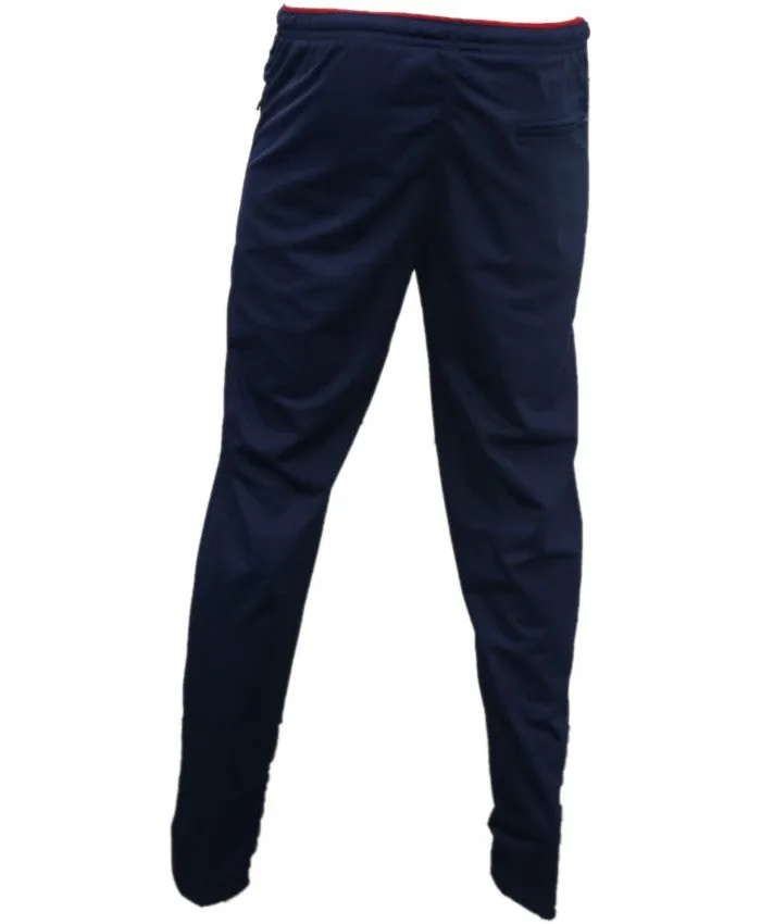 SHIV NARESH Tricot Unisex Track Pants (Navy-Red)