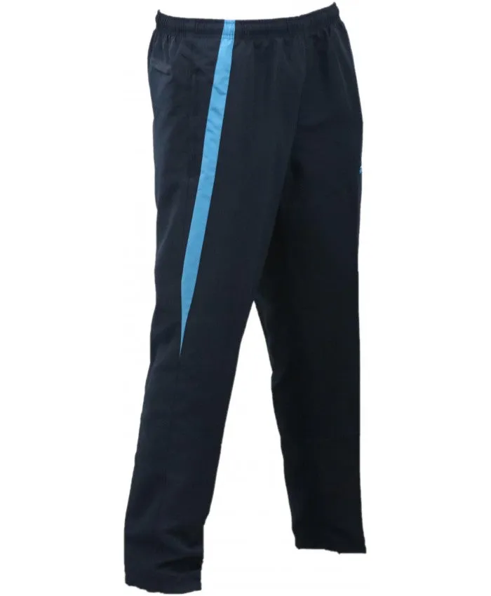 SHIV NARESH T.Z Inter Mesh Unisex Track Pants (Navy-Cyan)