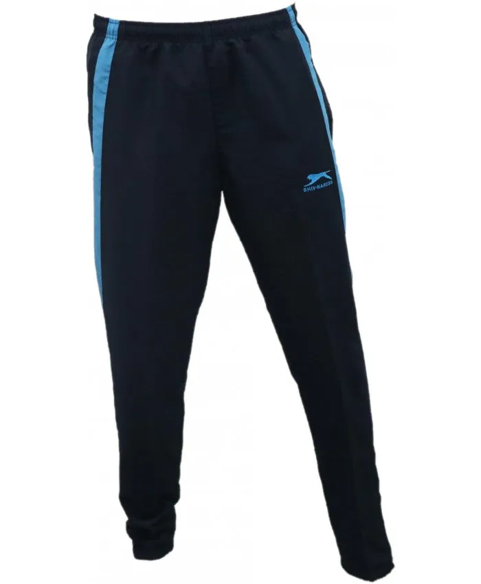 SHIV NARESH T.Z Inter Mesh Unisex Track Pants (Navy-Cyan)