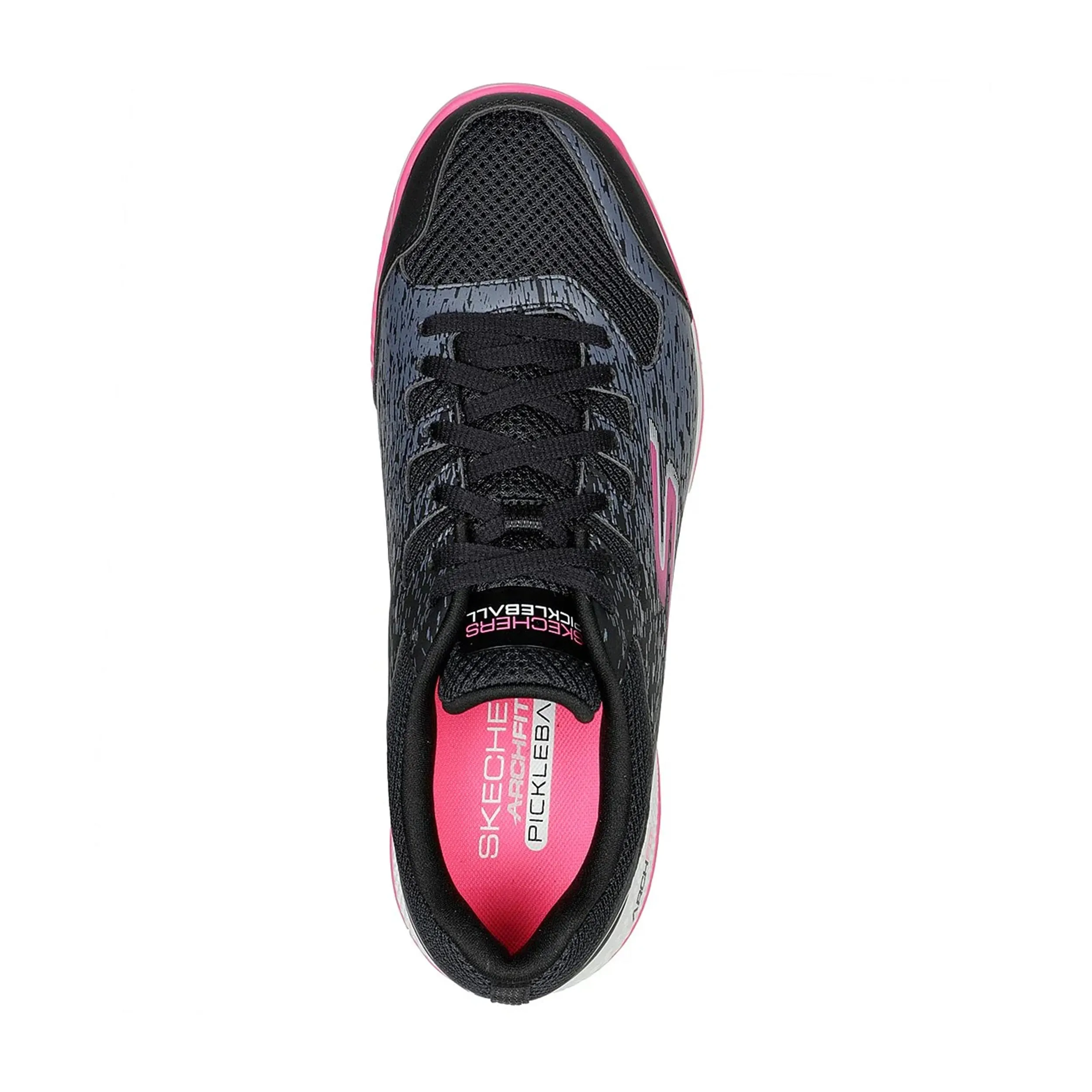 Skechers Viper Court- Pickleball Shoes (Black/ Pink)