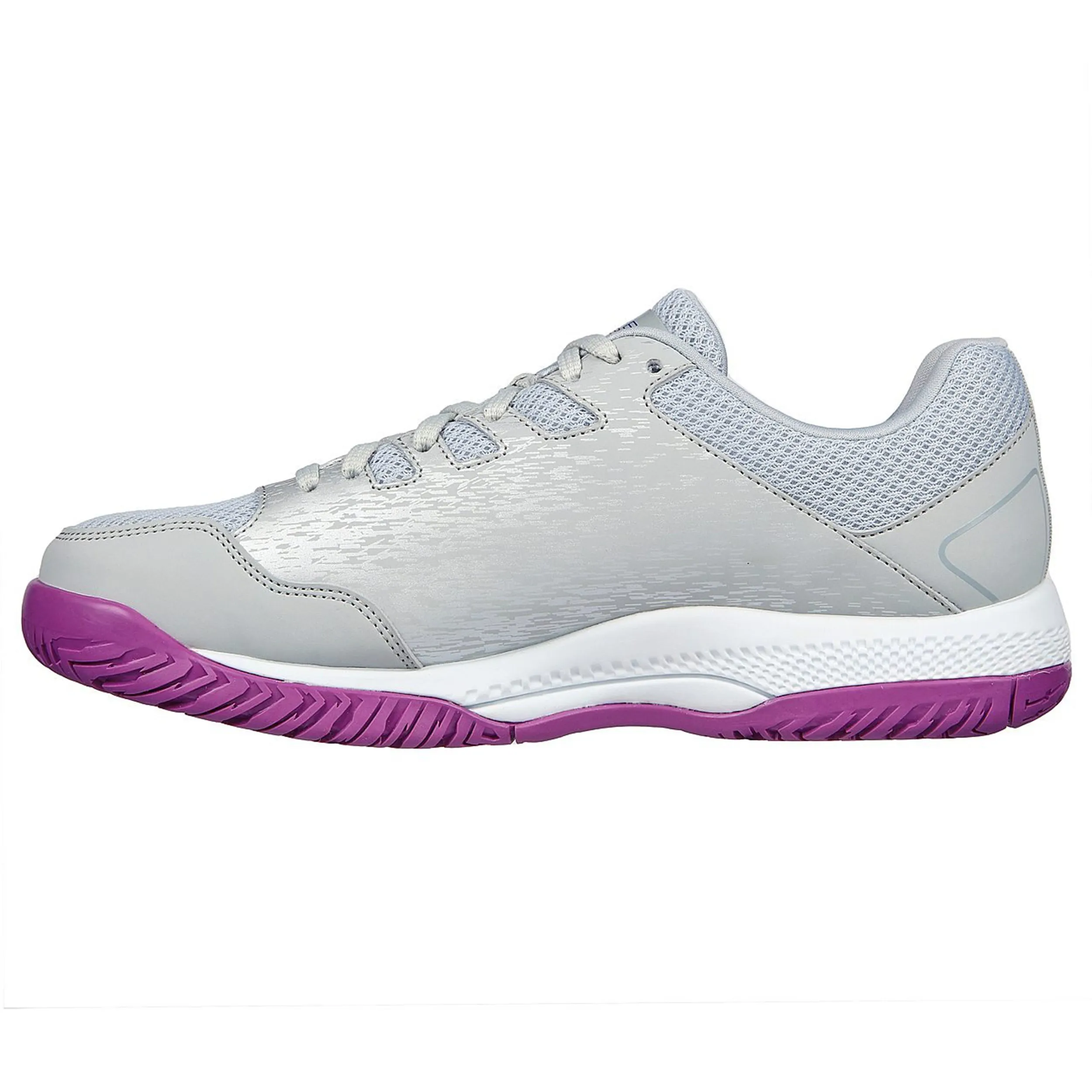 Skechers Viper Court- Pickleball Shoes (Gray/ Purple)