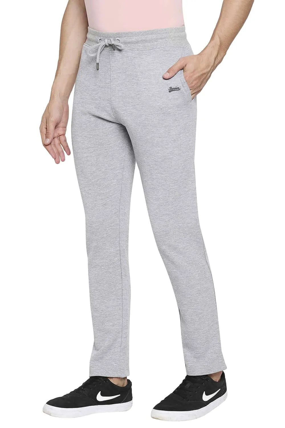 Slim Fit Solid Track Pants