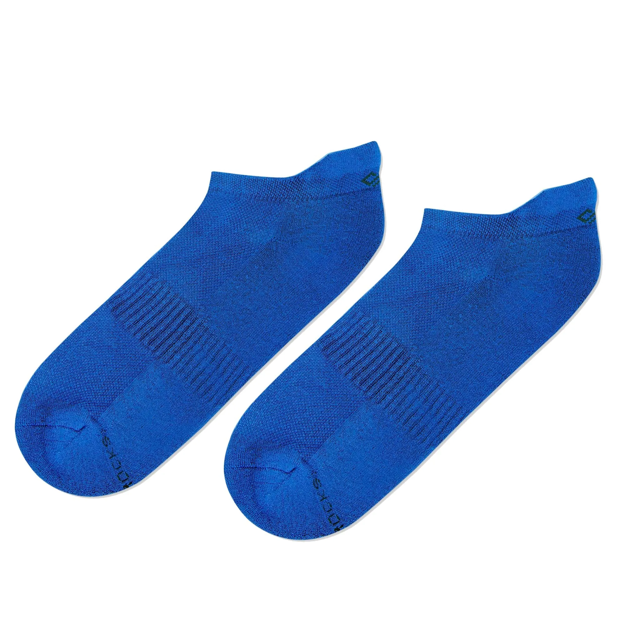 Solid Blue Bamboo Unisex Ankle Length Socks