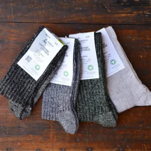 Sports Socks - Organic Merino/Linen (Adults 36-46)