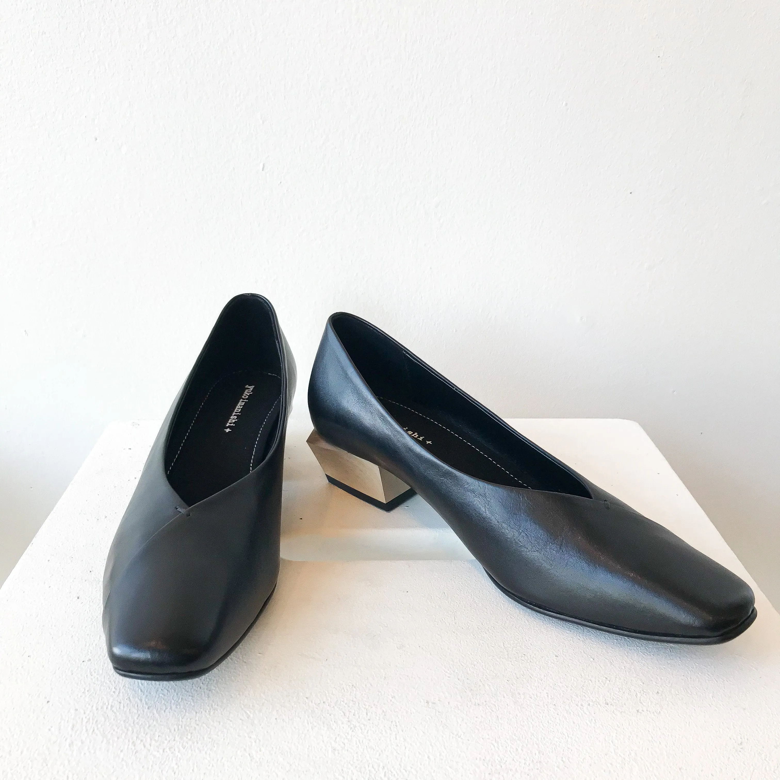 SS24 791030 | Michiko - Square Toe Heels | Yuko Imanishi 