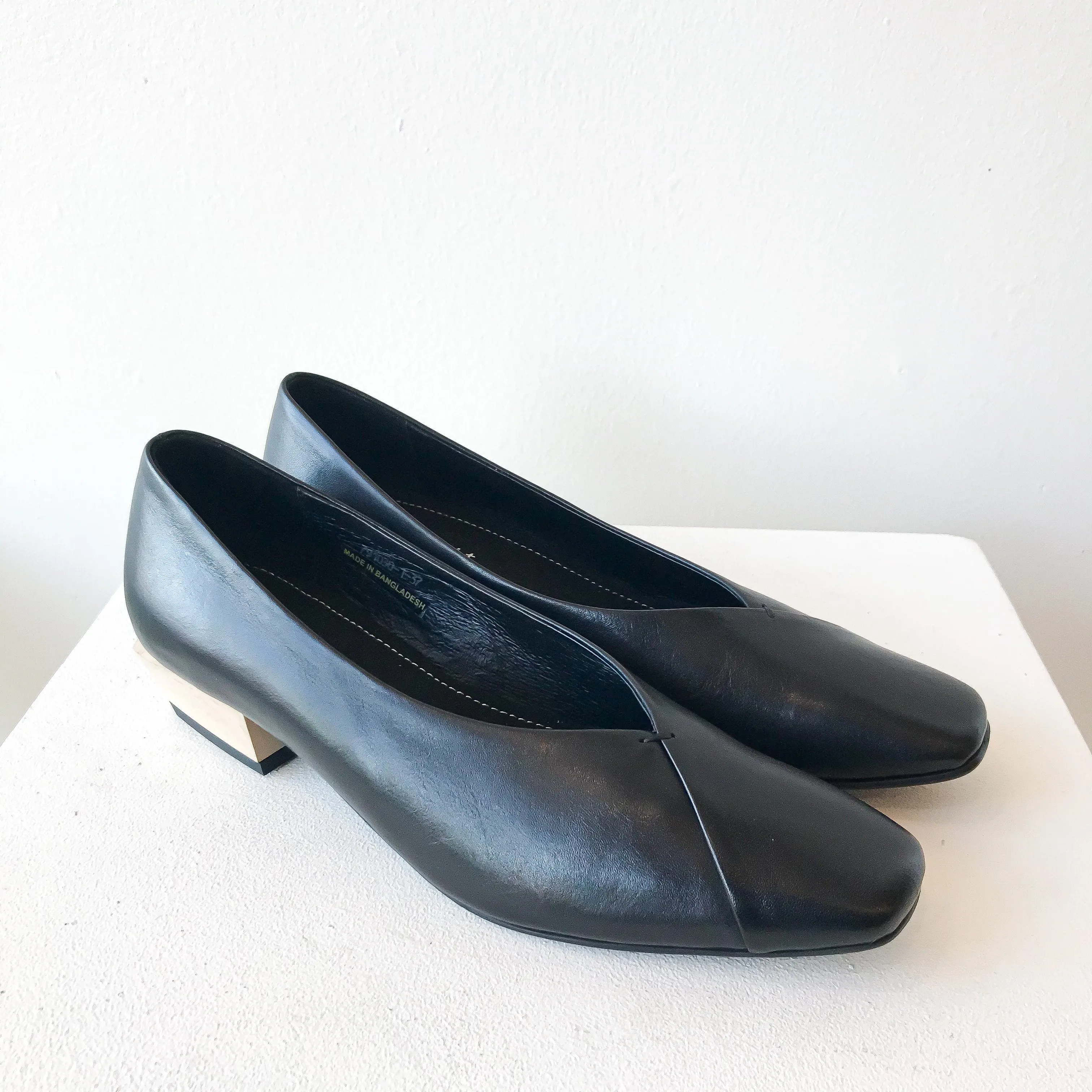 SS24 791030 | Michiko - Square Toe Heels | Yuko Imanishi 