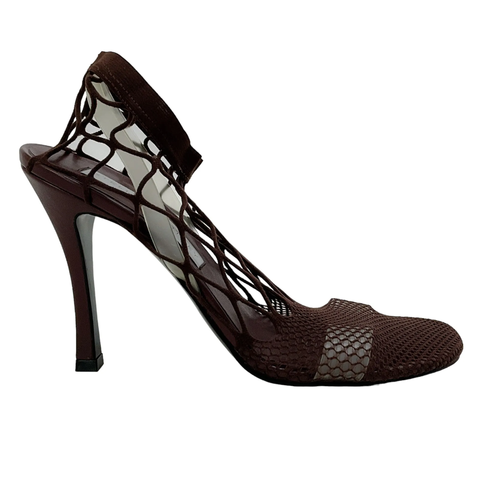 Stella McCartney Chocolate Fishnet Sandals