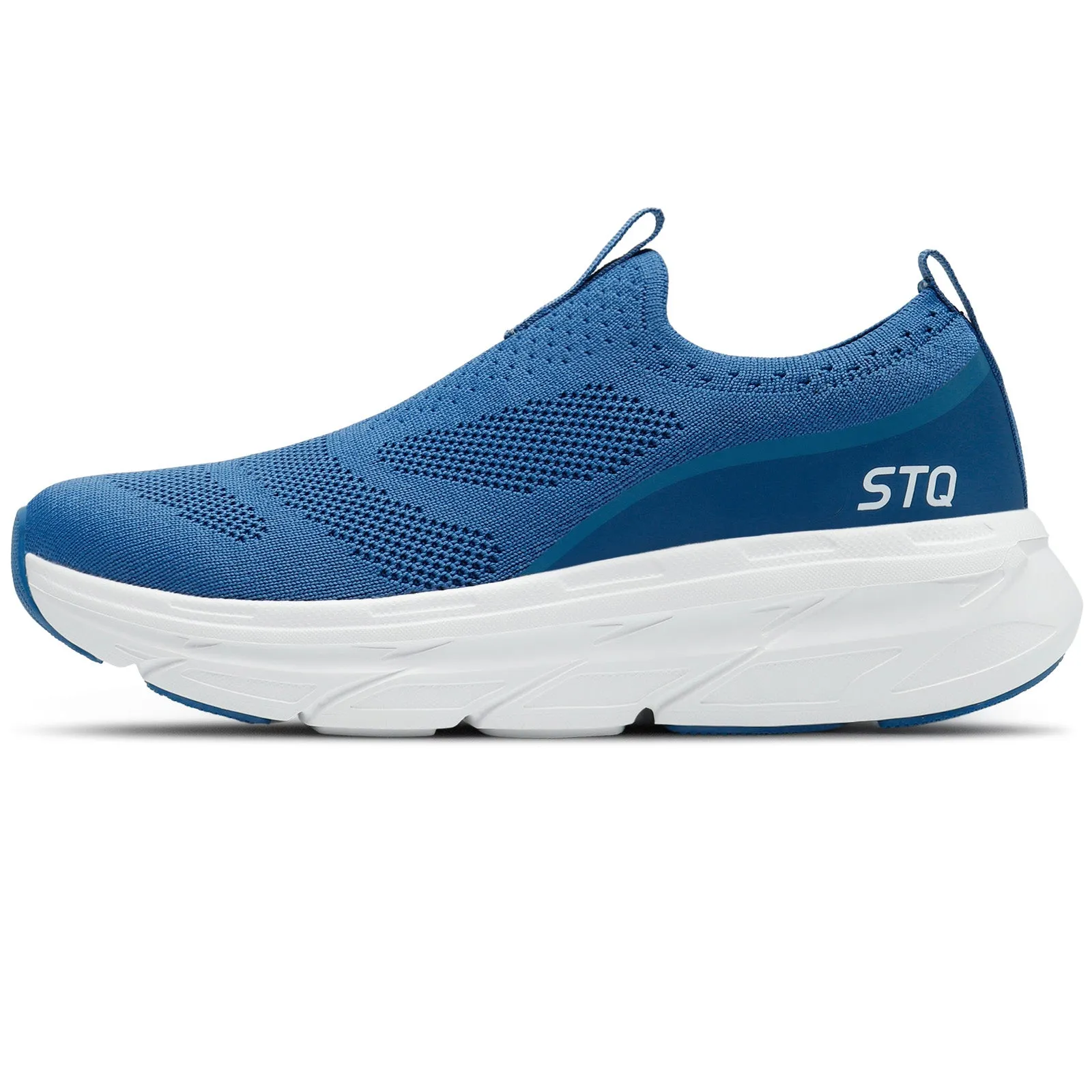 STQ Slip on Sneakers Women Walking Shoes with Arch Support Memory Foam