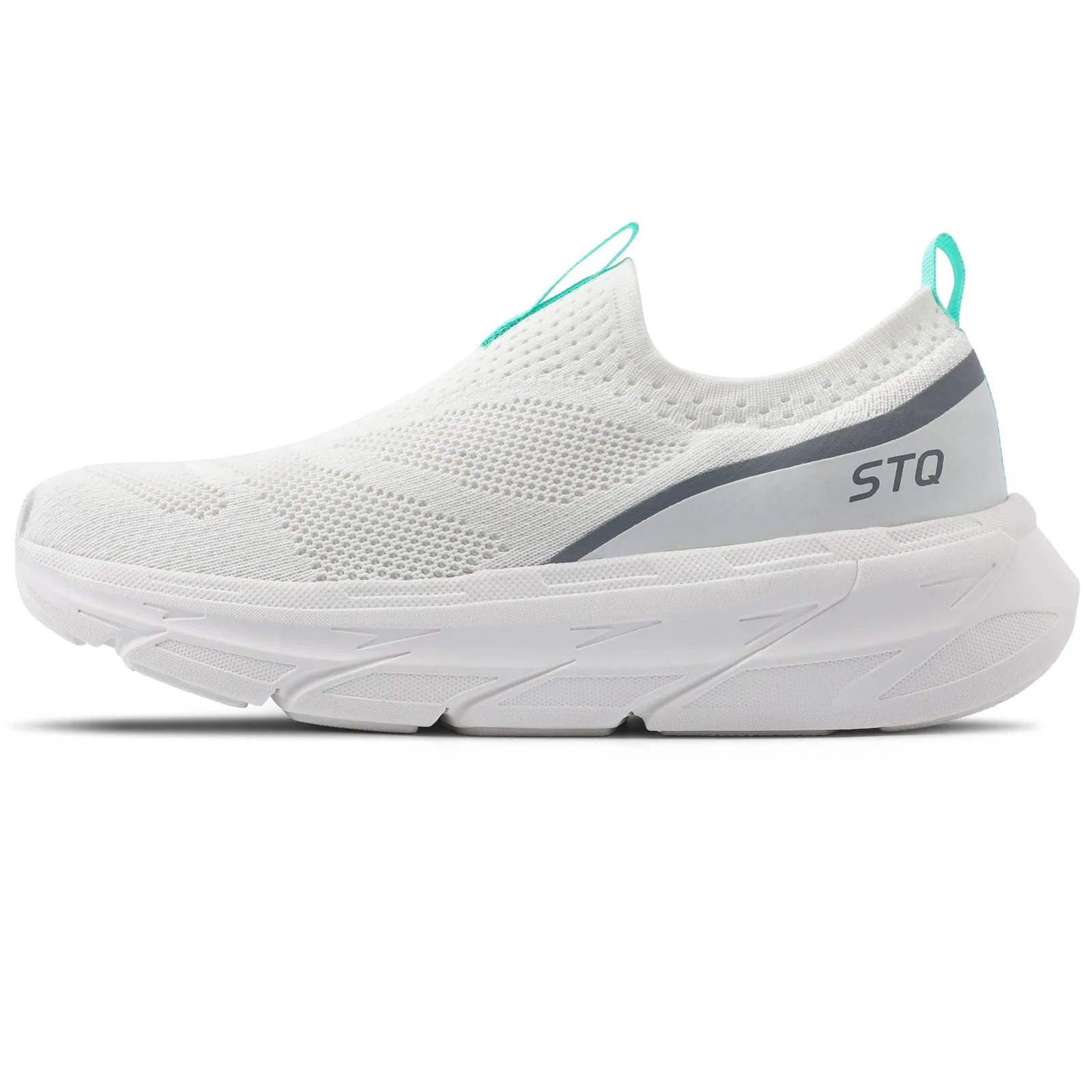 STQ Slip on Sneakers Women Walking Shoes with Arch Support Memory Foam