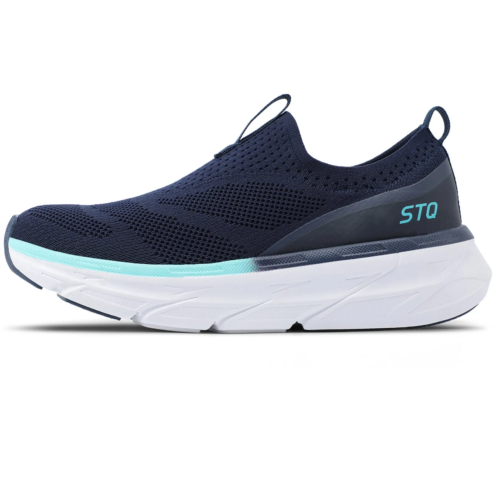 STQ Slip on Sneakers Women Walking Shoes with Arch Support Memory Foam